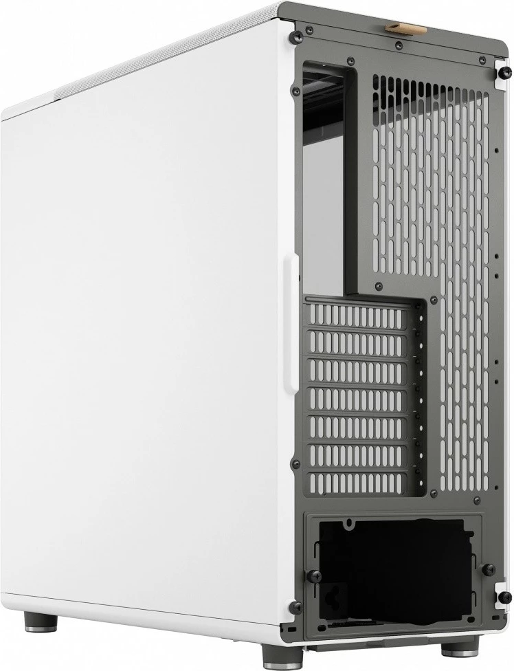 Računalniško ohišje Fractal Design North Chalk White TG Clear Tint, ATX, kaljeno steklo, belo