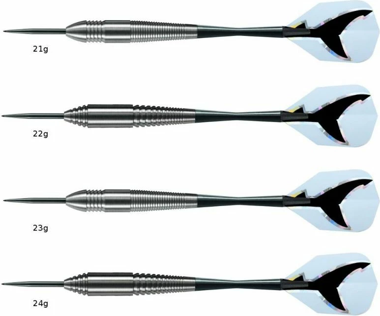 Športne puščice Harrows, sivo/srebrne