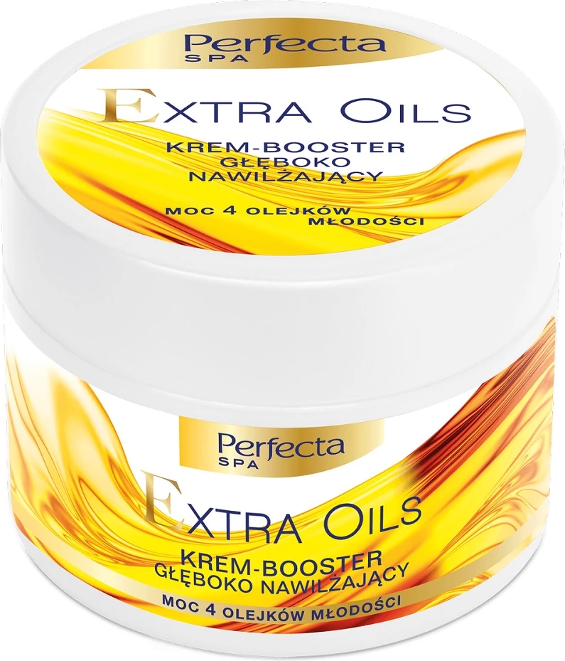 Krema za telo za ženske, globoko vlažilni booster Extra Oils, Perfecta, 225 ml