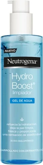 Nežen čistilni gel za obraz Neutrogena Hydro Boost Cleansing Gel Water, 200 ml