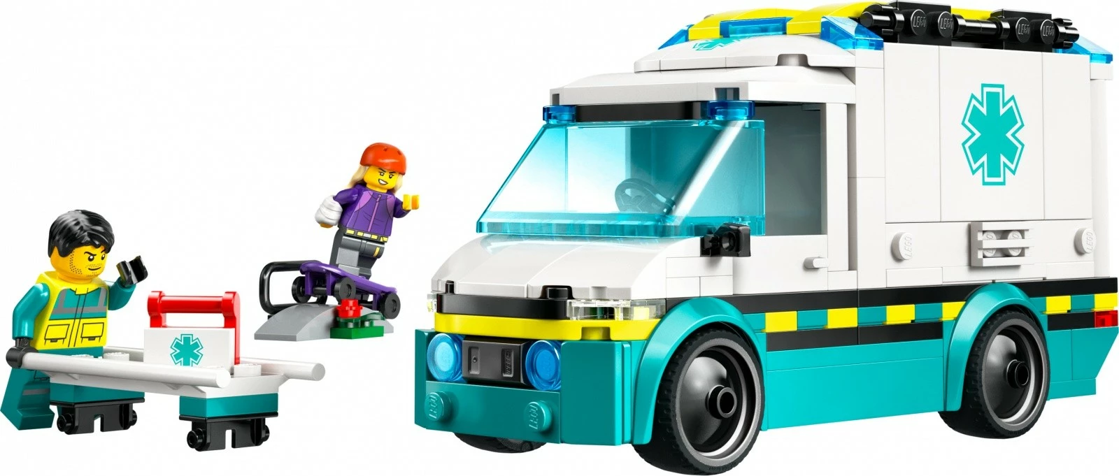 Igralni set Ambulanca, LEGO City 60451, 184 kosov, plastika