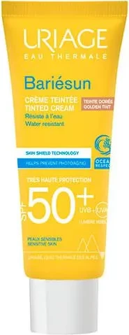 Obarvan zaščitni krem s SPF 50+ Uriage Bariesun, 50 ml, unisex