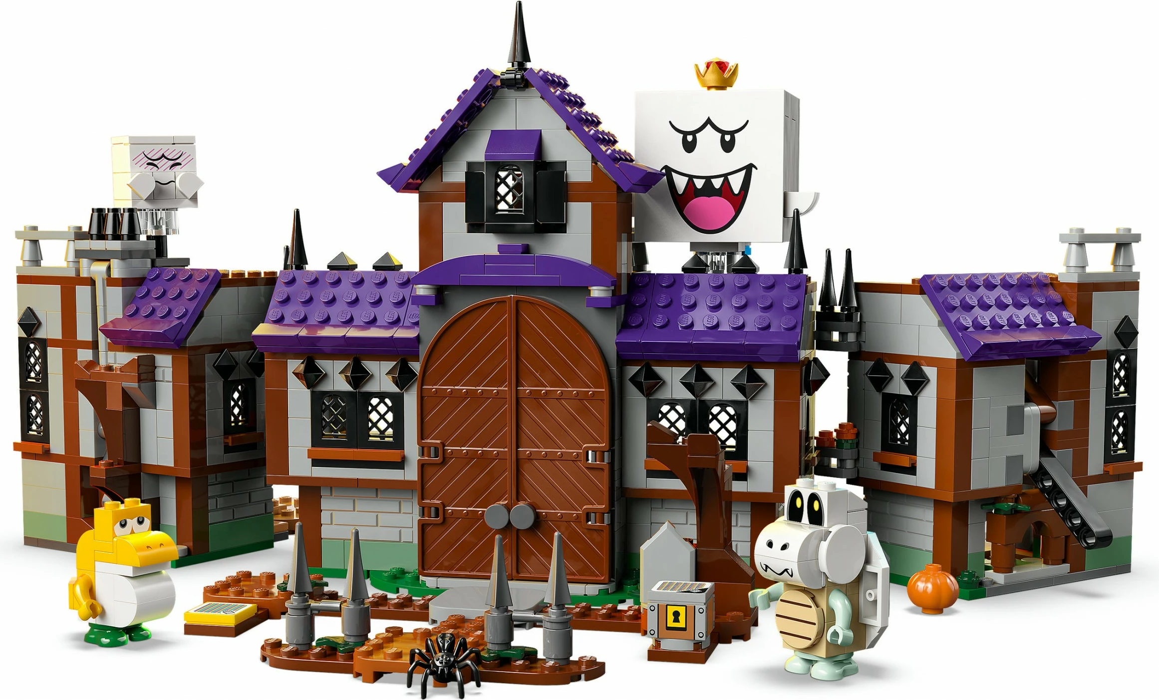 Set gradnje Super Mario King Boo's Haunted Mansion LEGO 71436, večbarven