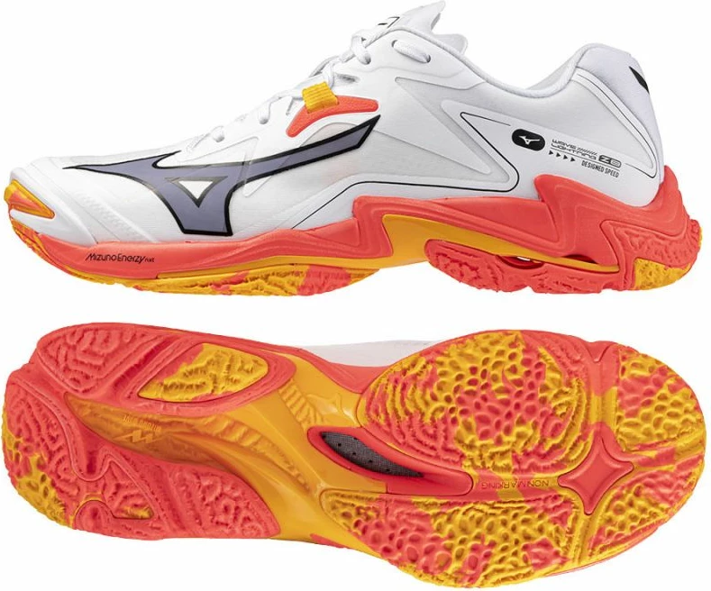 Superge za moške/ženske Mizuno Wave Lightning Z8, bele