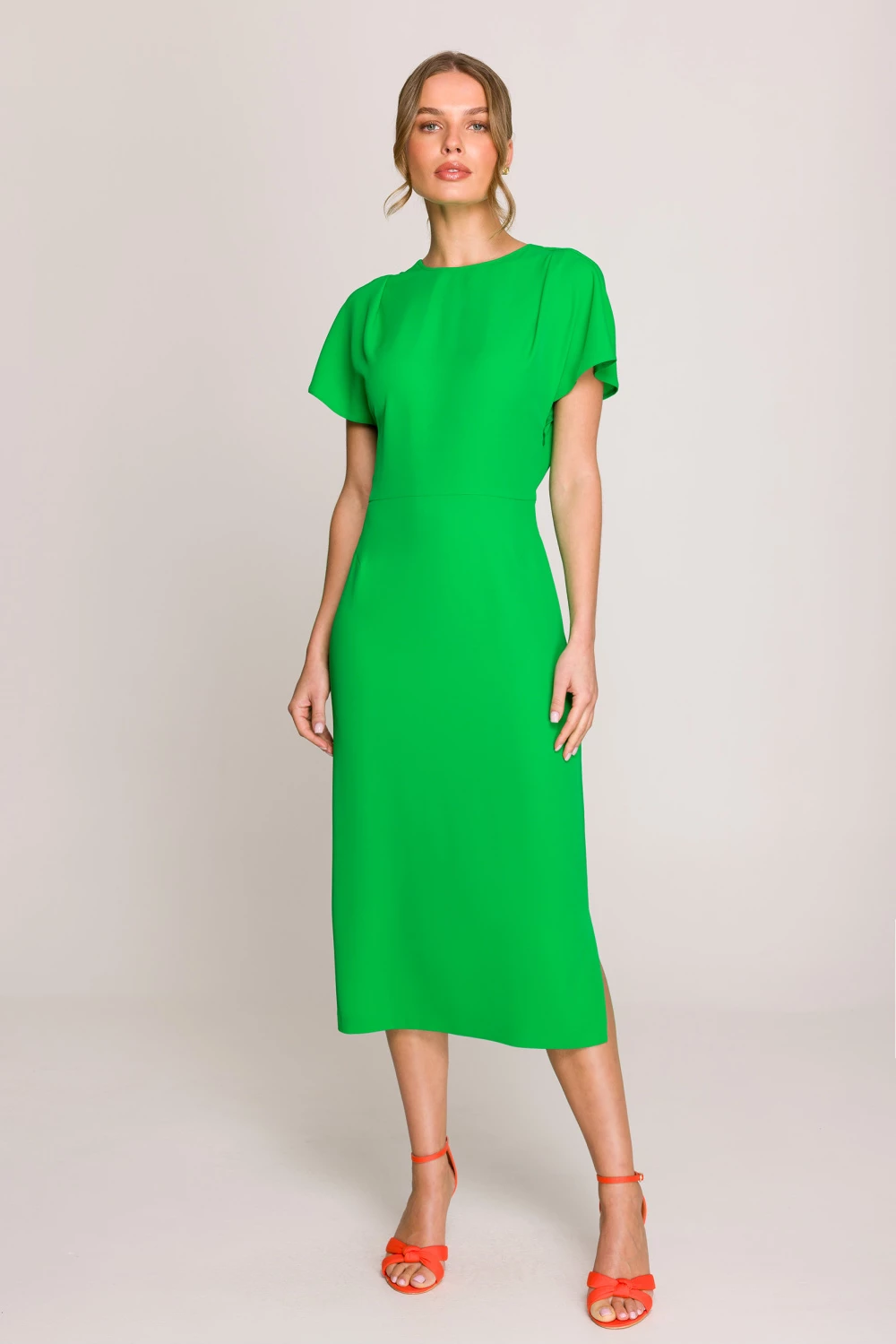 Elegantna ženska obleka Stylove 209105, zelena