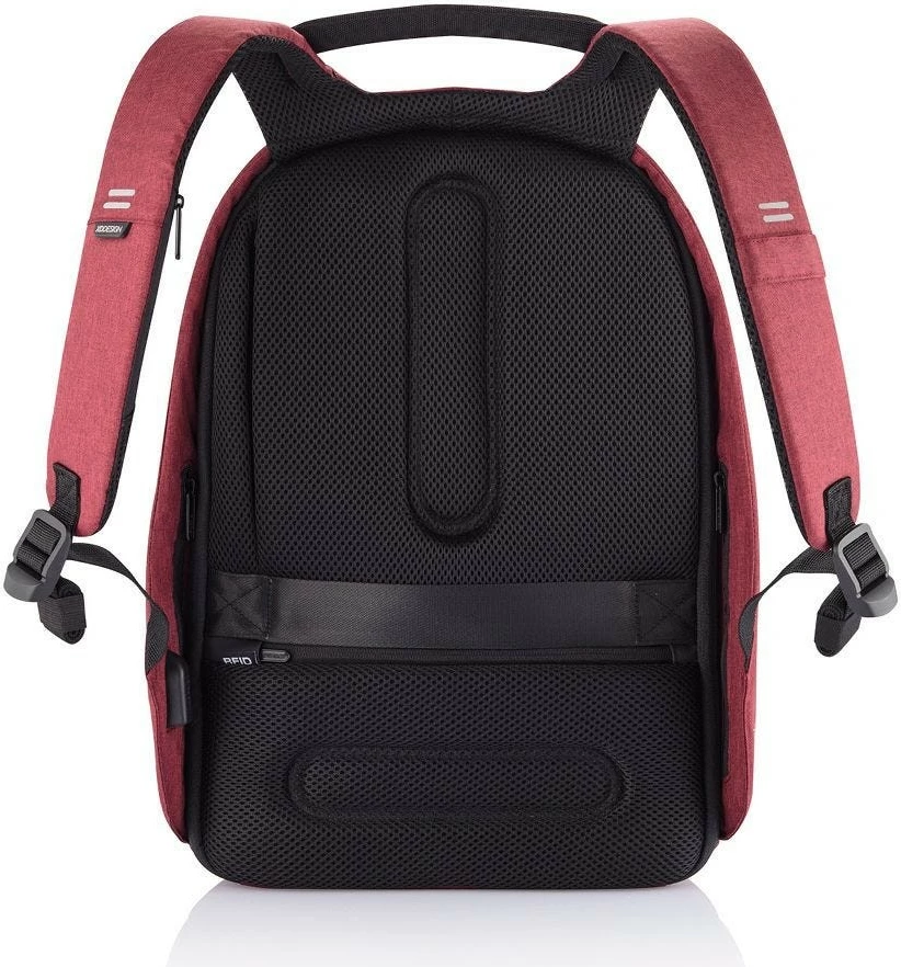 Protivlomni nahrbtnik XD DESIGN BOBBY HERO REGULAR, 16 L, za prenosnik 15,6", rdeč
