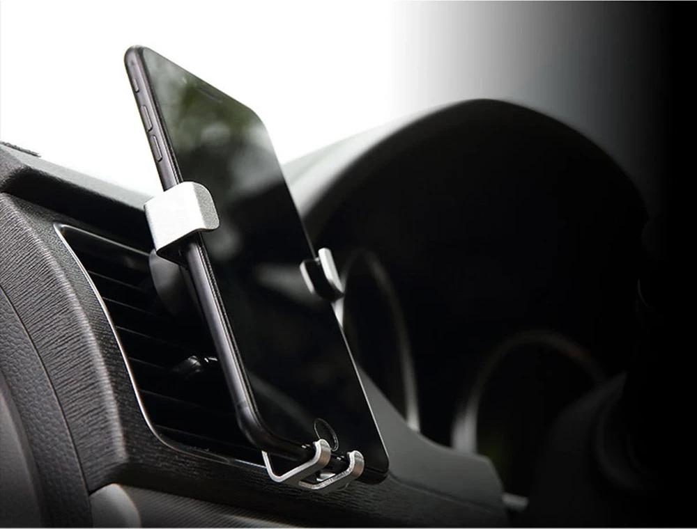 Univerzalni avto nosilec za telefon, Maclean, črn