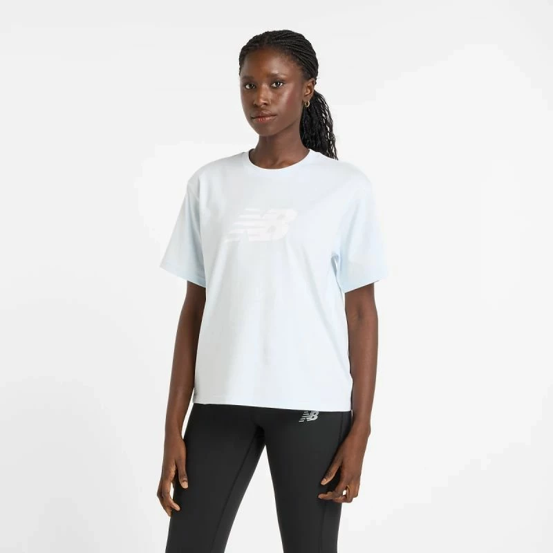 Majica za ženske New Balance, modra