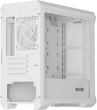 Računalniško ohišje Micro Tower, ARGB, bel, Natec Genesis IRID 503 ARGB LITE