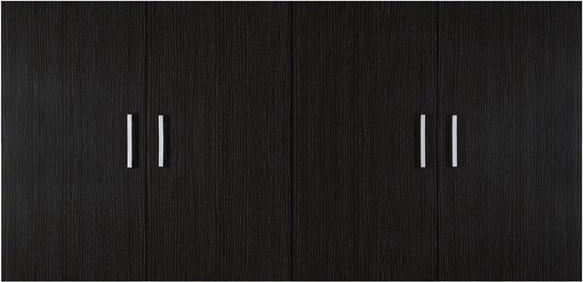 Garderobna omara Loft 4 vrata FH352.01 Zebrano 120x42x60