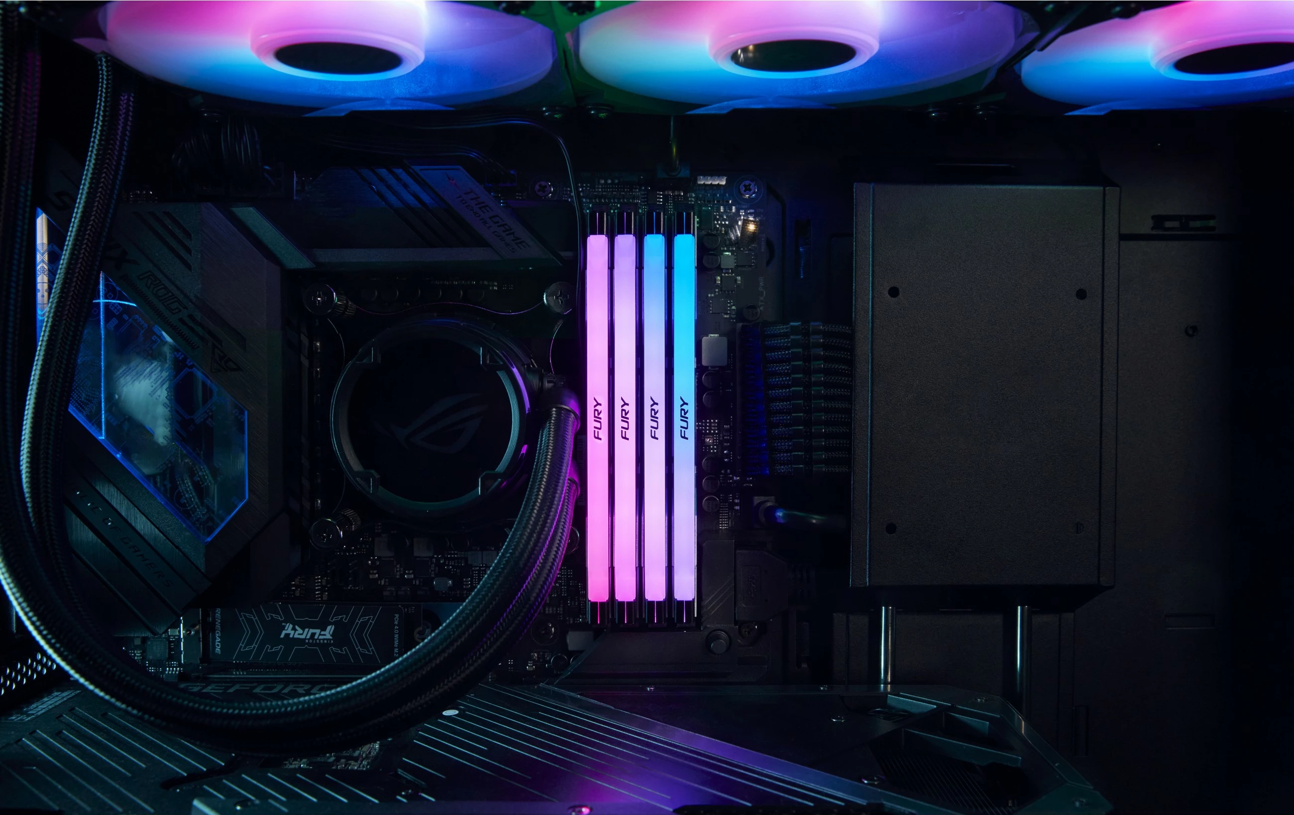 RAM memorija Kingston FURY Renegade RGB 96GB (2x48GB) DDR5 6400MT/s