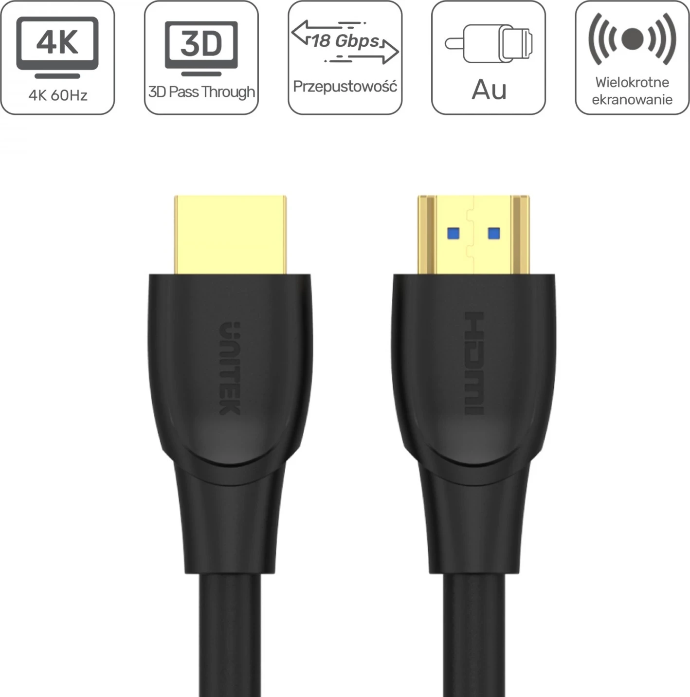 HDMI kabel 10 m, Unitek