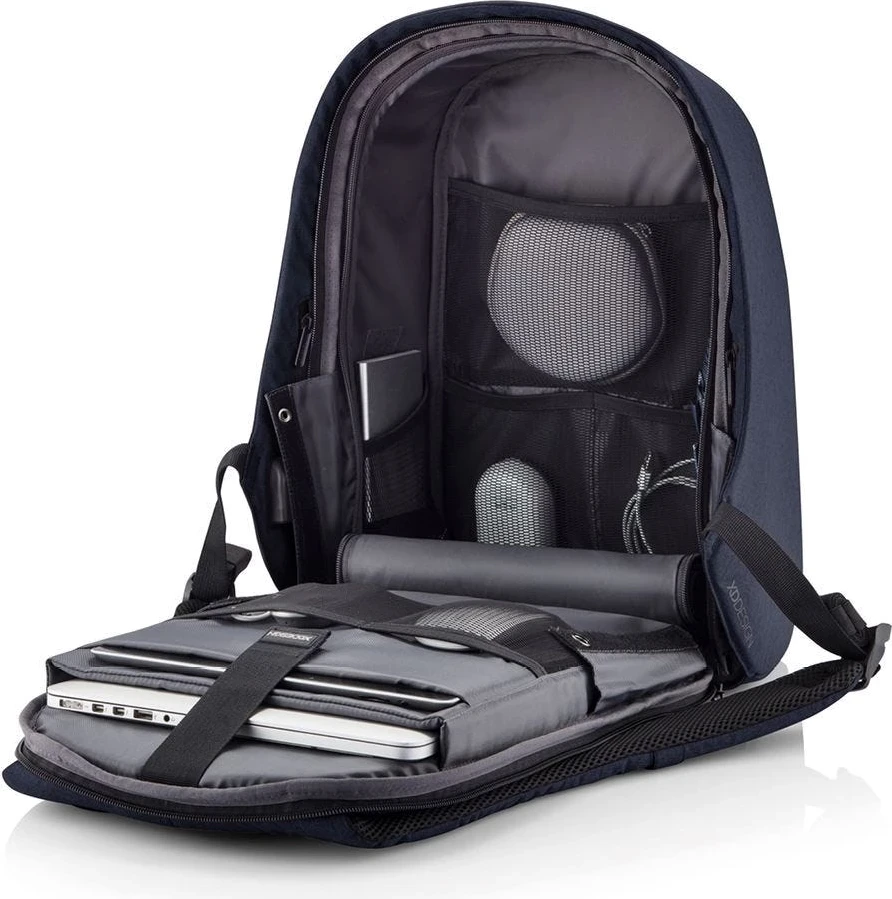 Prostorna protivlomna nahrbtnik za prenosnik XD Design, modra