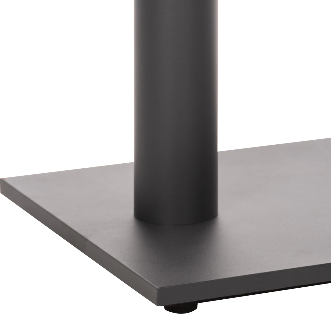 Osnova barske mize FH478.20 srednje višine mat siva kovina 2-stebri 40Χ80Χ90Hcm