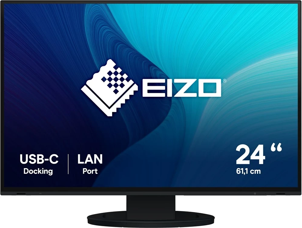 24,1" LED WUXGA monitor, EIZO FlexScan EV2495-BK, črn