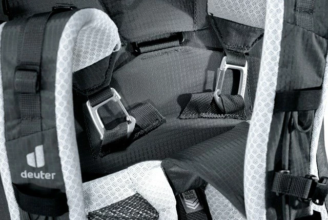 Nahrbtnik Deuter Aircontact Pro 75+10 SL za ženske, grafit