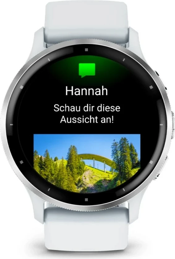 Pametna ura 45 mm, AMOLED, GPS, Wi‑Fi, Garmin Venu 3, bela