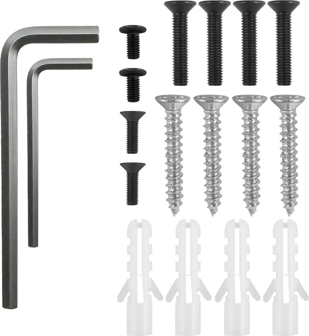 Stenski nosilci za zvočnike za Sonos ERA 100 & 300, Maclean MC-495, 2 kosa, črni