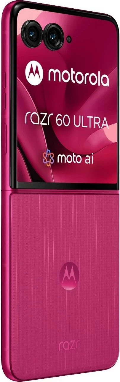 Pametni telefon z zložljivim zaslonom Motorola razr 60 Ultra 16/512GB, Cabaret rožnat