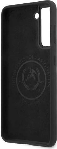 Ovitek za telefon silikon On Tone za Samsung Galaxy S21+, U.S. Polo Assn. USHCS21MSLHRTBK, črn