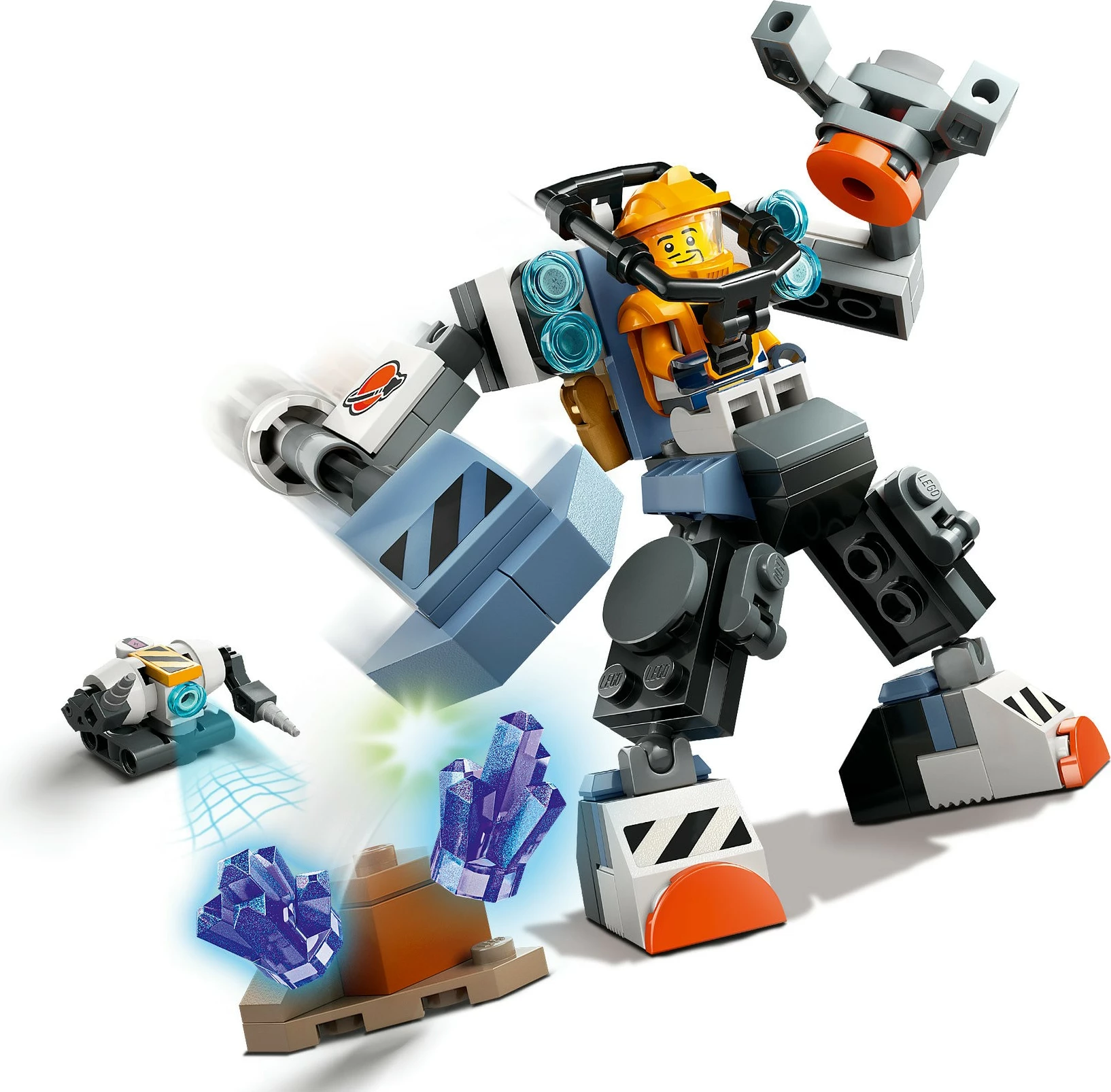 Set gradnje s tematiko vesolja LEGO City 60428 Weltraum-Mech, večbarven