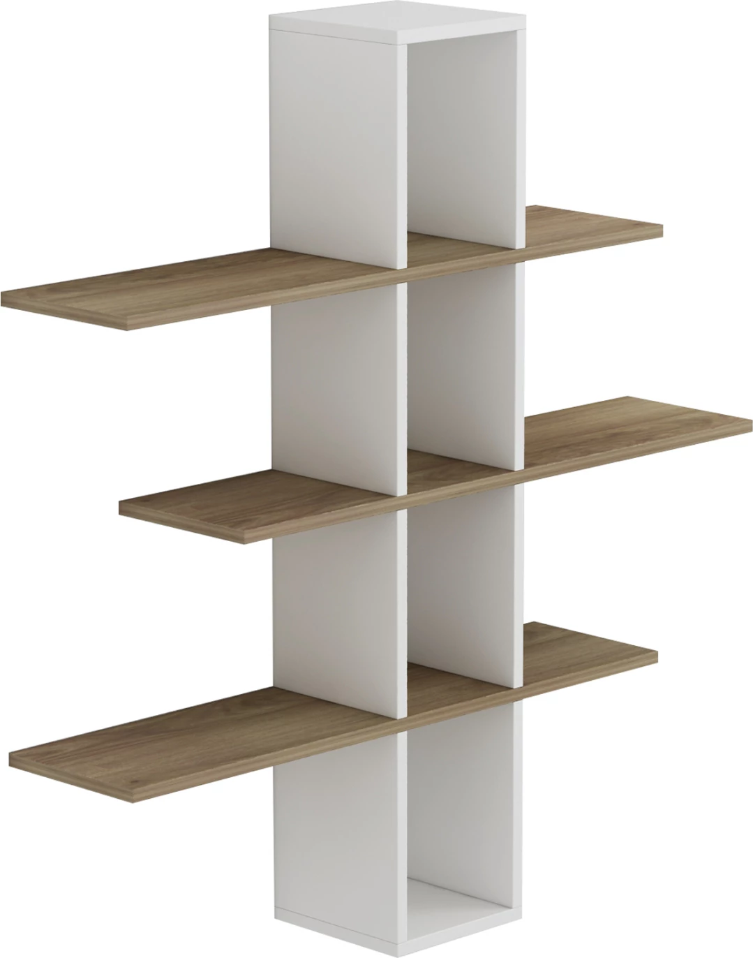 Stenske police DOMINIC FH8976.11 melamin v naravno-beli 96x19,5x101Hcm