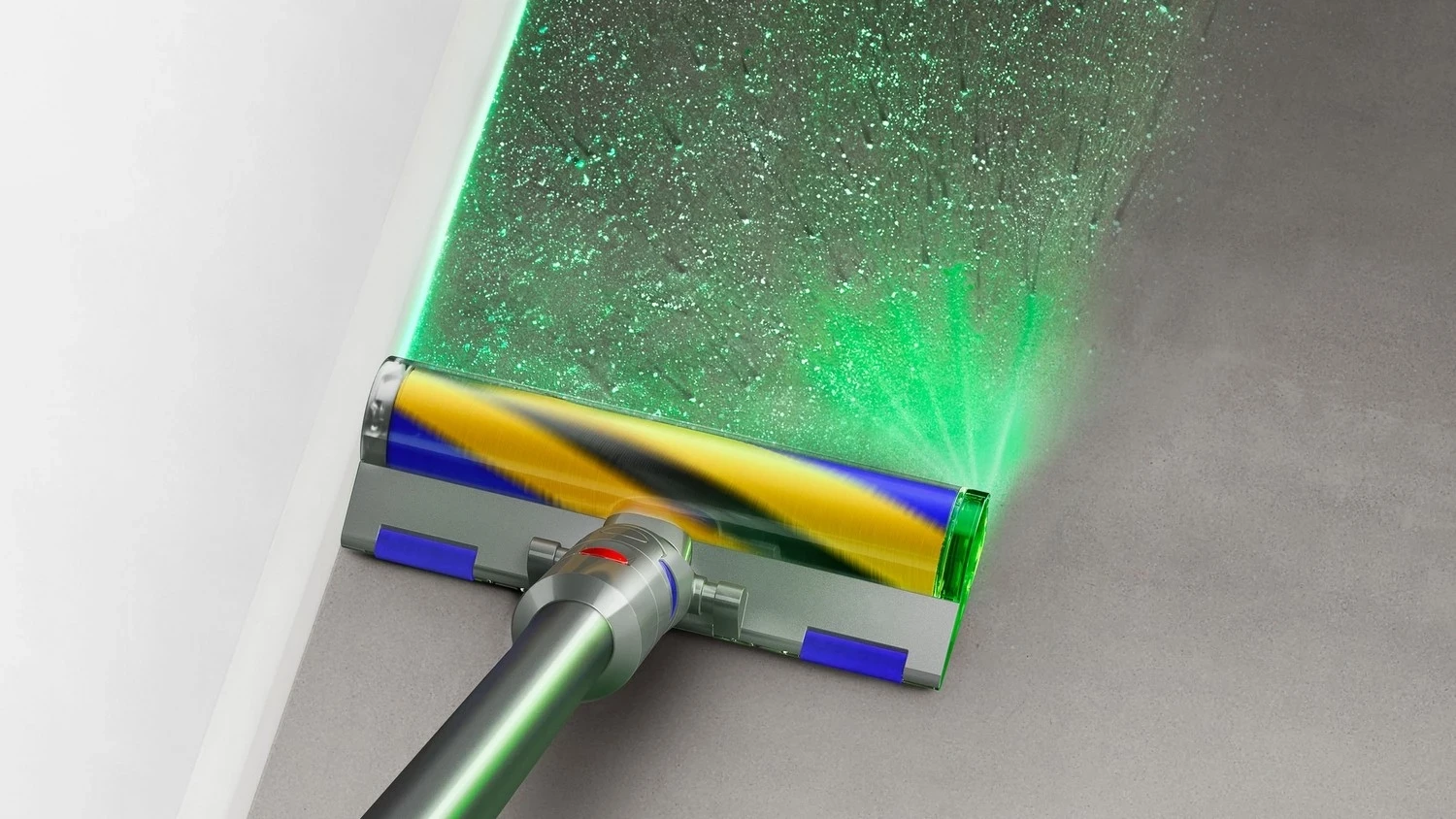 Vertikalni sesalnik Dyson V12 Detect Slim Absolute (2023), srebrn