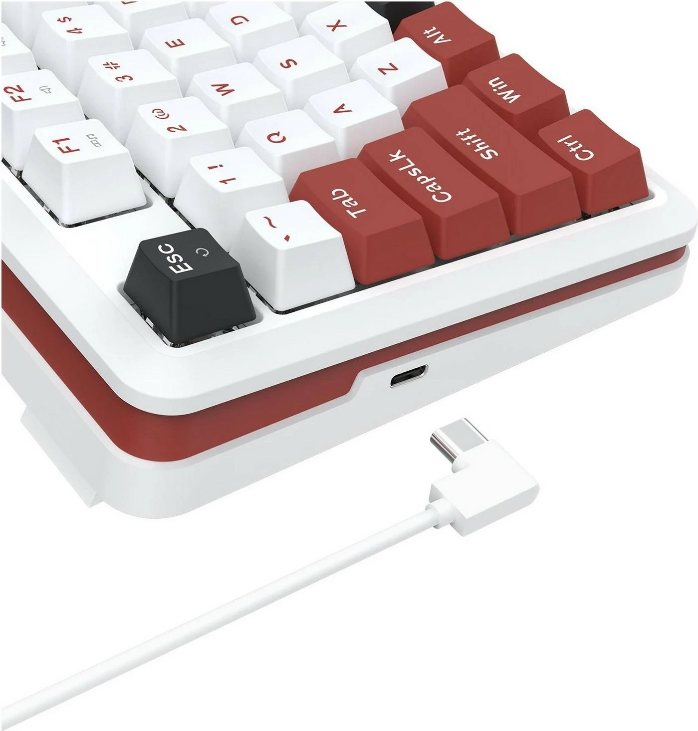 Tipkovnica RGB, bela Redragon K721WRB-RGB Stormhunter