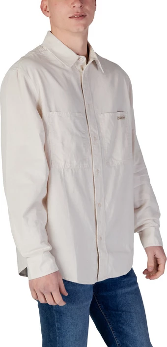 Srajca za moške Calvin Klein Jeans, bež