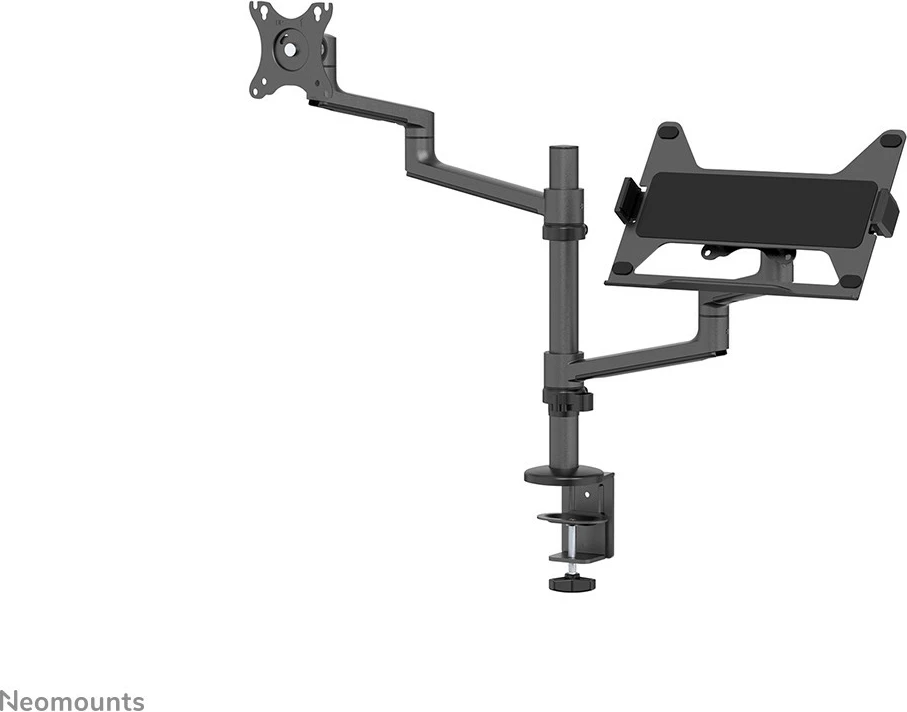 Nagibno ročno držalo za mizo za monitor in prenosnik, Neomounts DS20-425BL2, 27", črno Nagibno ročno držalo za mizo za monitor in prenosnik, Neomounts DS20-425BL2, 27", črno