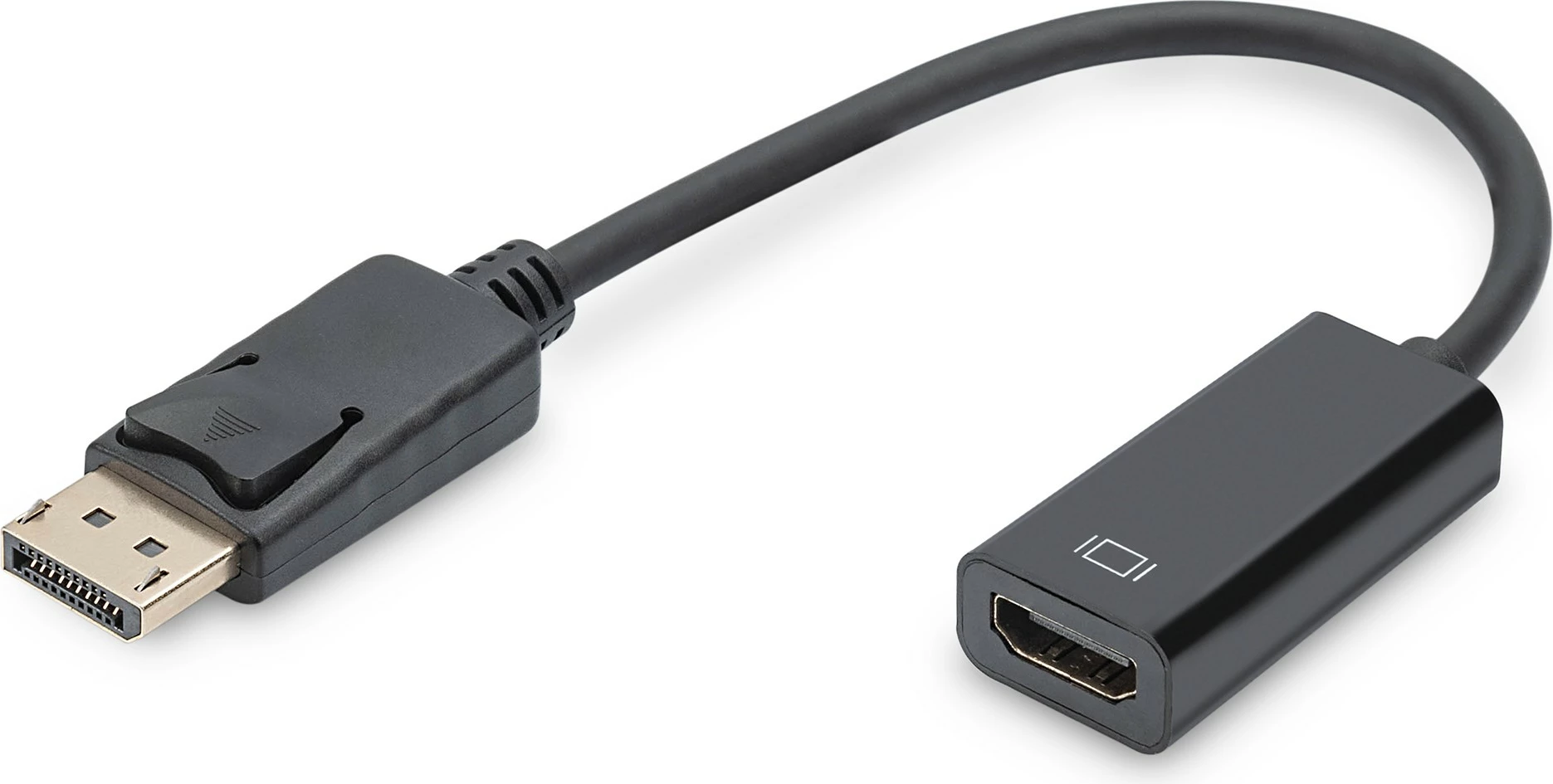 Adapter DisplayPort na HDMI Digitus, 0,15 m, črn