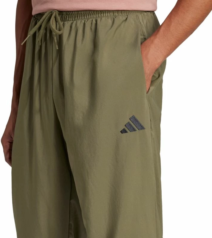 Hlače za prosti čas adidas Essentials Small Logo Stanford, zelene