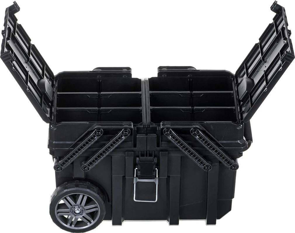 Kovček za orodje na kolesih Cantilever Keter, črn