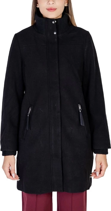 Elegantna ženska plašč Street One, črn