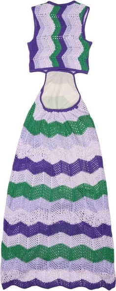 Obleka Pinko, ženska, vijolična