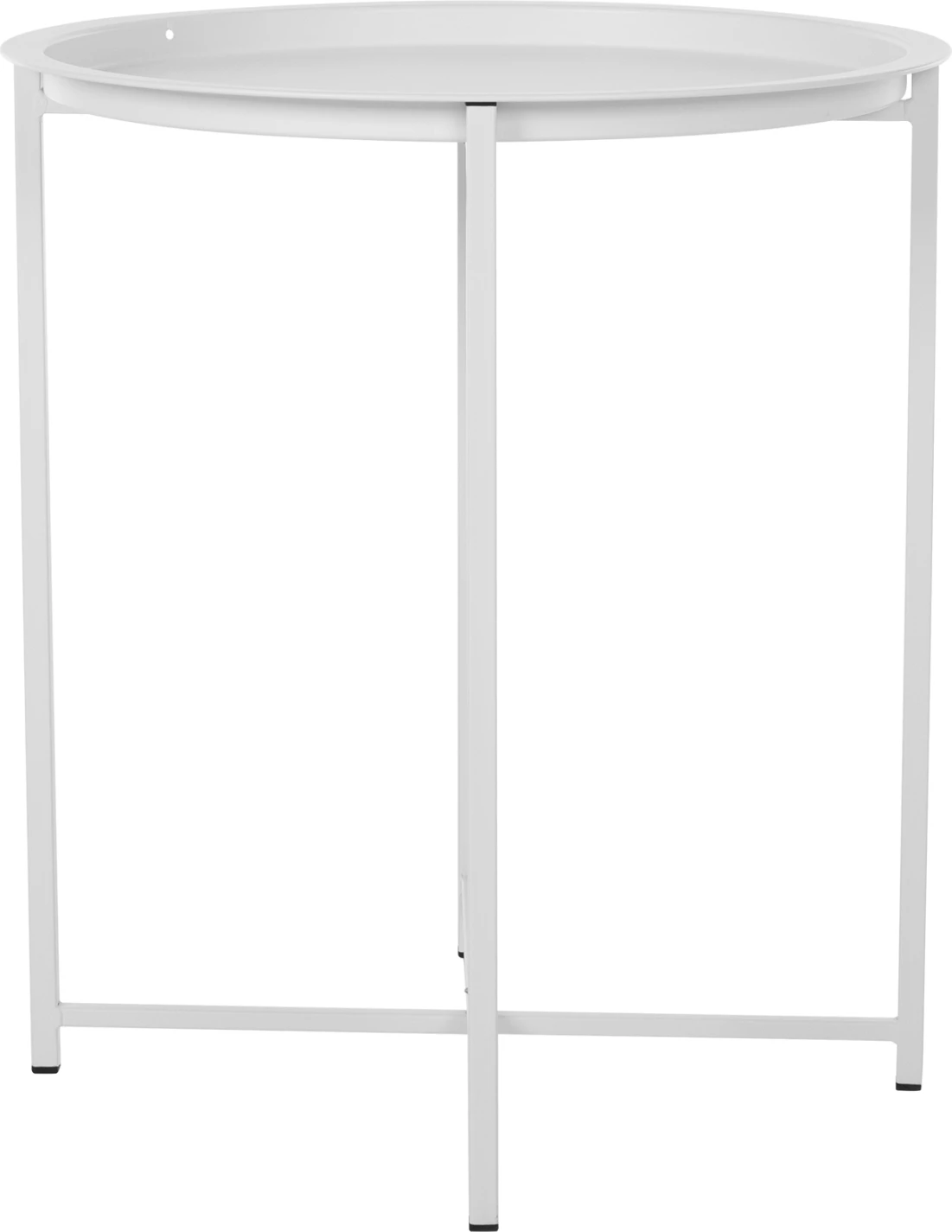 Zložljiva kovinska miza siva '46cm FH5287.02