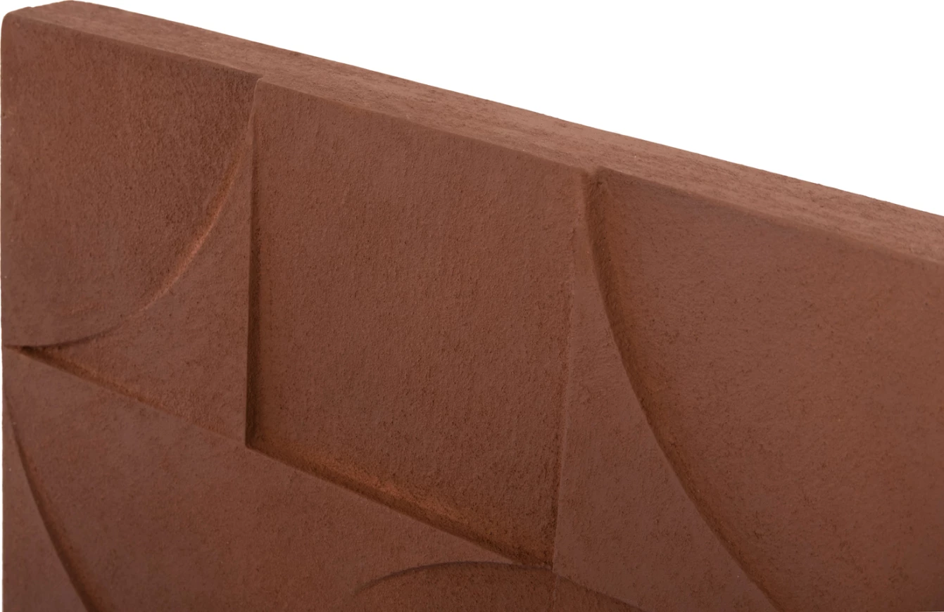 Stenski dekorativni panel kvadratne serije Santorini FH4524 MDF v rjavi barvi 80x5(debelina)x80Hcm
