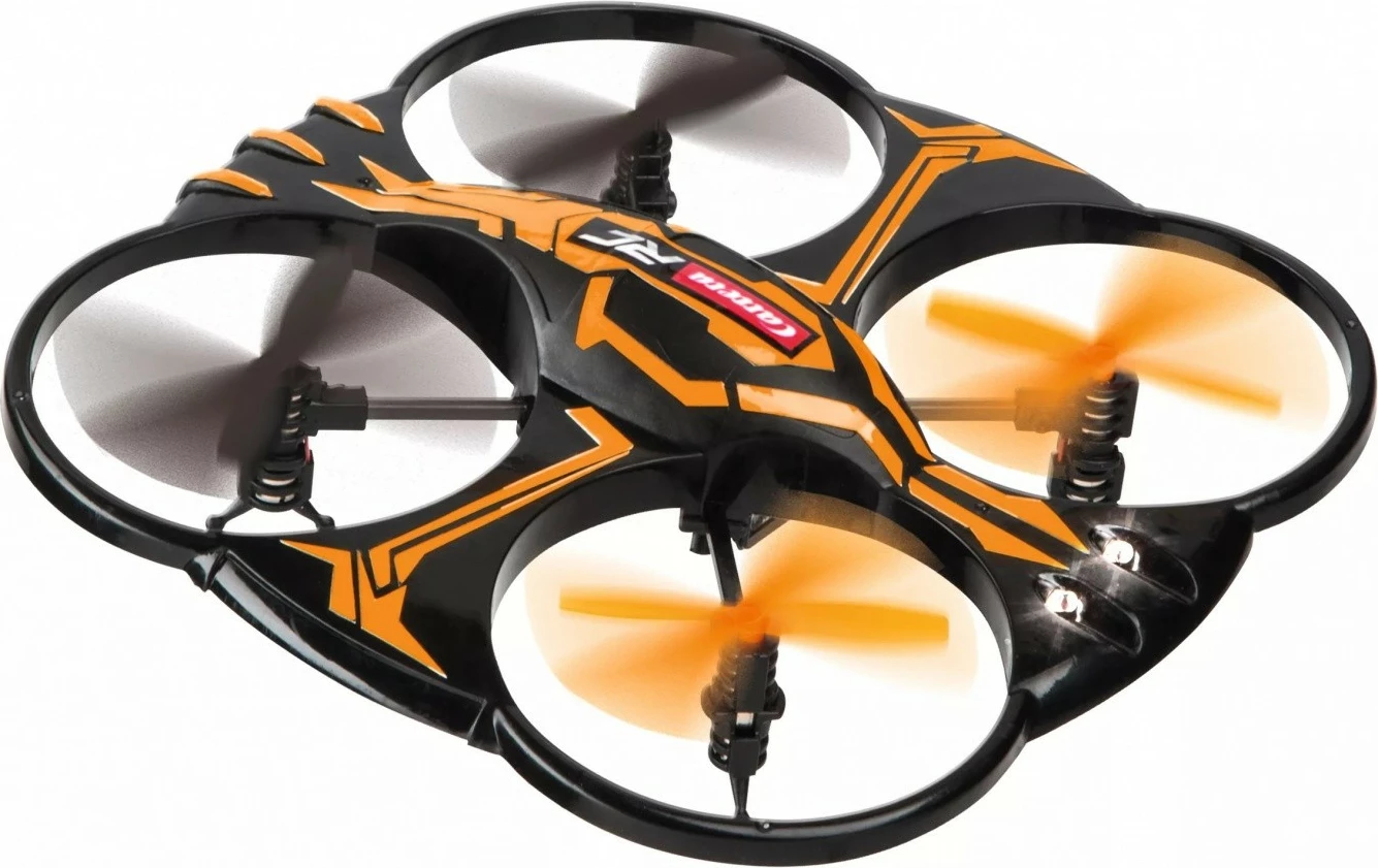 Dron Carrera X2 RC, 2,4 GHz, 17,6 cm, črn/oranžen