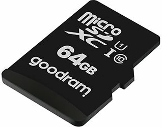 Kartica pomnilnika 64 GB microSDXC z adapterjem, Goodram, črna
