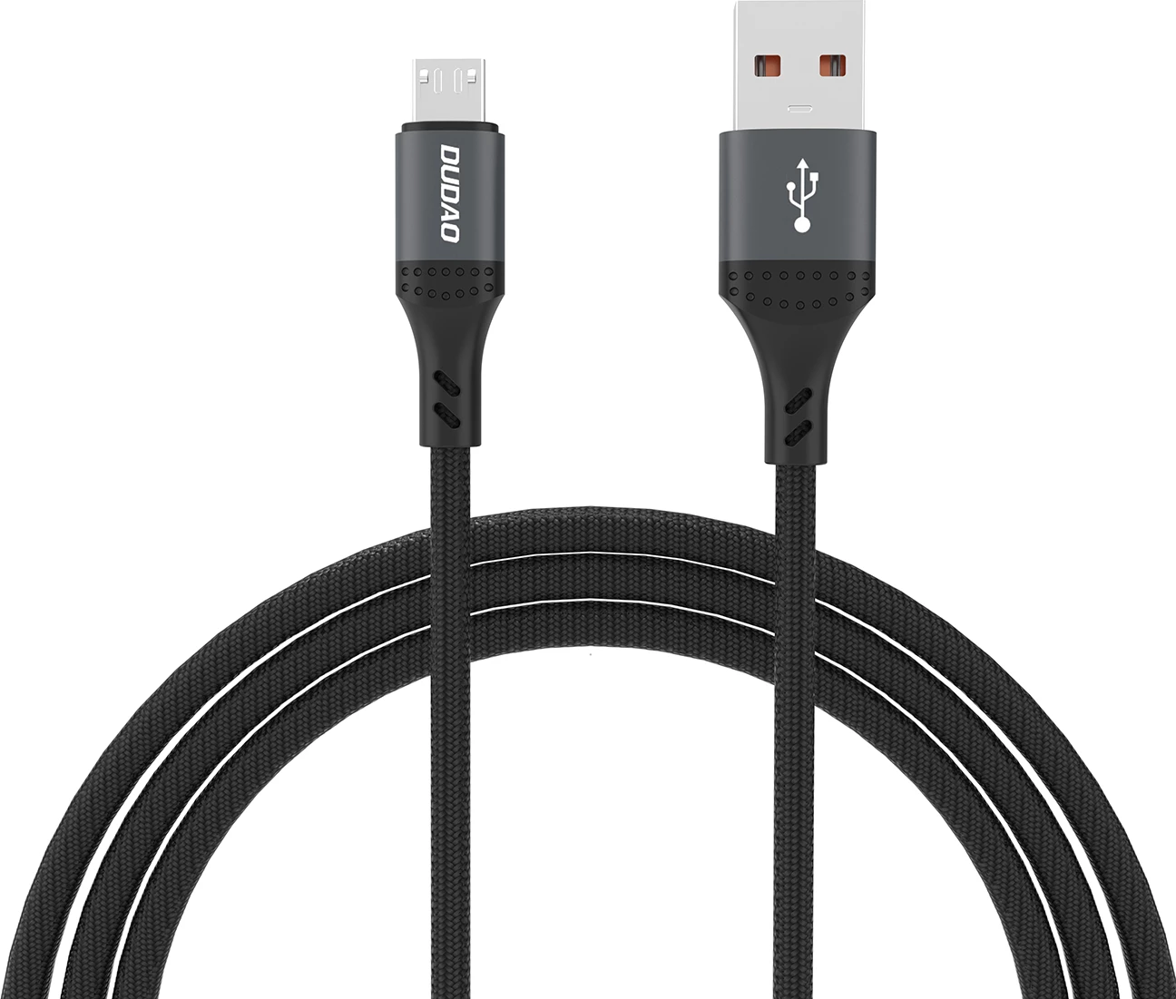 Kabel USB-A na MicroUSB Dudao L3SM, 1,2 m, 3A, črn