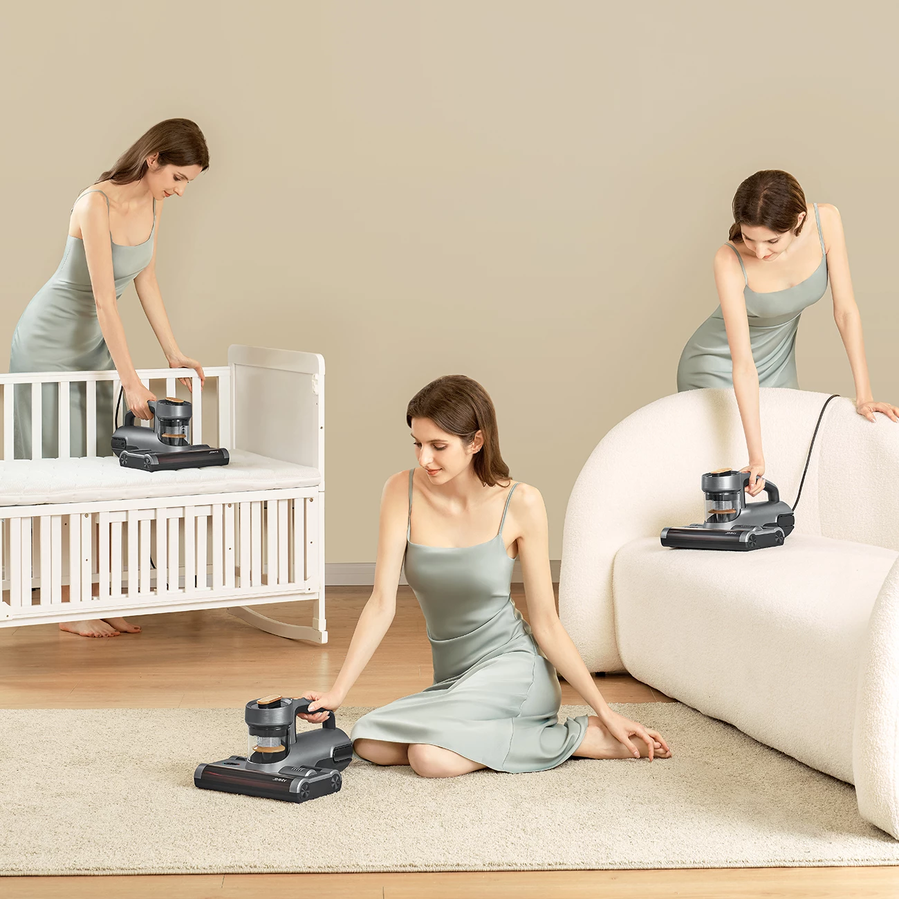 Sesalnik z električnim napajanjem JIMMY BX7, 600 W, 15 kPa, UV in ultrazvok, srebrno/črno