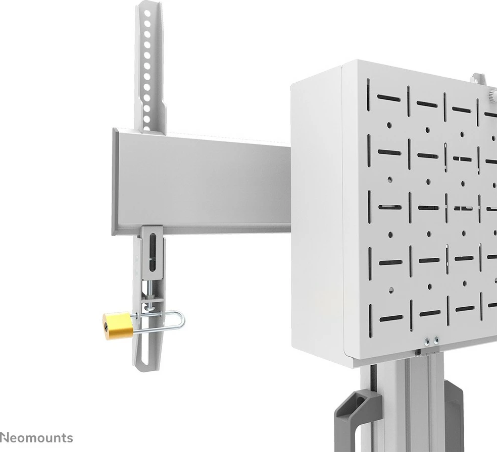 Prenosni voziček za TV, Neomounts Newstar FL50S-825WH1, za zaslone 37–75 inčev, nastavljiva višina, bela Prenosni voziček za TV, Neomounts Newstar FL50S-825WH1, za zaslone 37–75 inčev, nastavljiva višina, bela