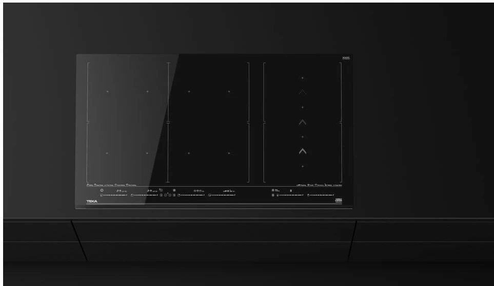 Indukcijska kuhalna plošča TEKA IZF 99700 MST, 90 cm, 10 kuhališč, Touch Control, črna
