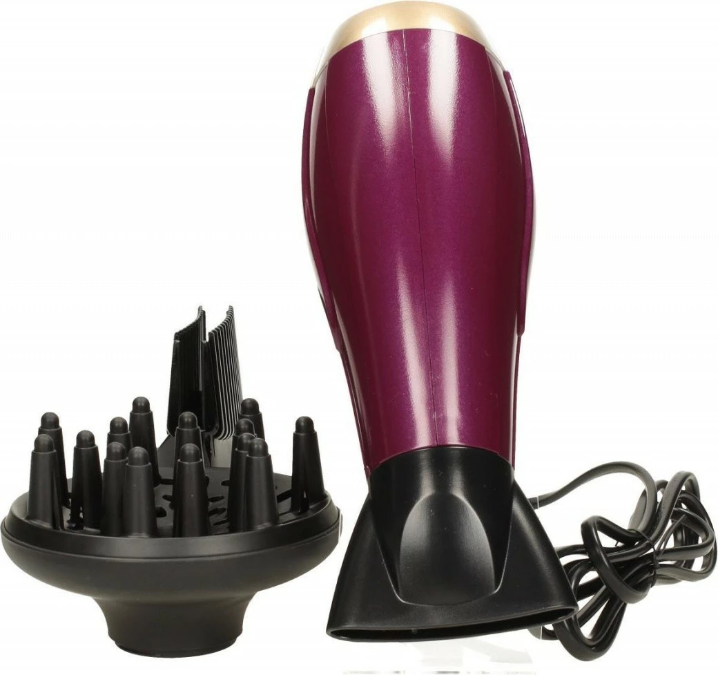 Sušilec za lase 2300 W, ionski, 3 stopnje temperature, 2 hitrosti, vijoličen Remington Your Style D5219