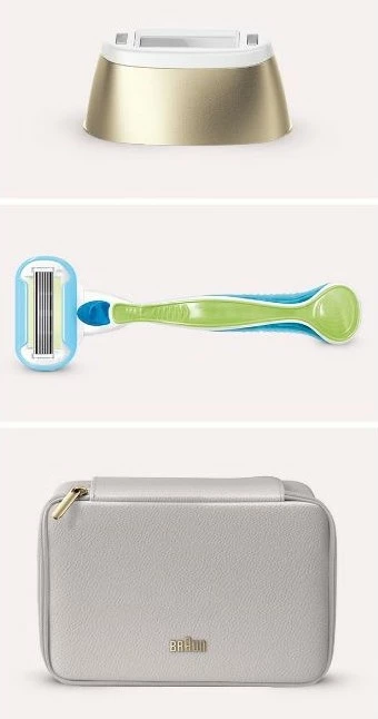 Napredna IPL naprava Braun BR2-238427, zlata, bela