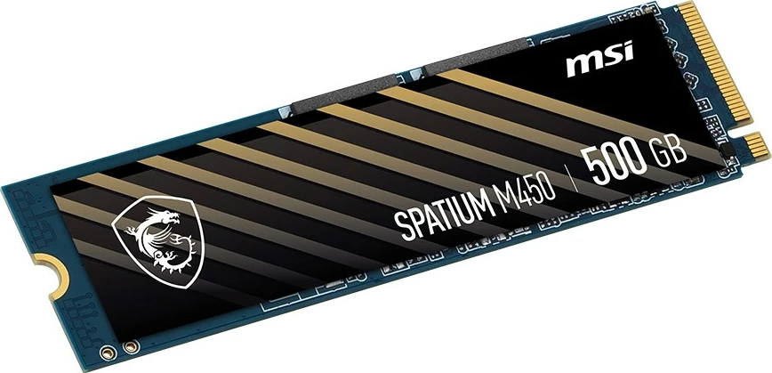 SSD 500 GB M.2 PCIe 4.0 3D NAND, MSI Spatium M450