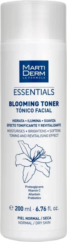 Tonik za obraz za ženske Martiderm Essentials Blooming Toner 200 ml