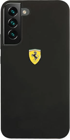 Ovitek za telefon Ferrari On Track Silicone za Samsung Galaxy S22+, črn