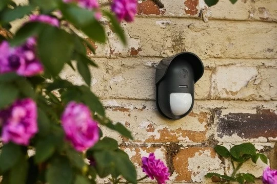 Senzor za gibanje za zunaj, infrardeč, brezžičen, črn Yale