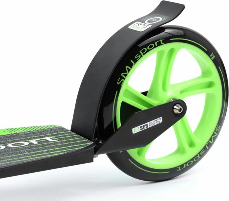 Trotinet za odrasle in mladostnike SMJ Sport NL-700-230 / 205, črno in zeleno